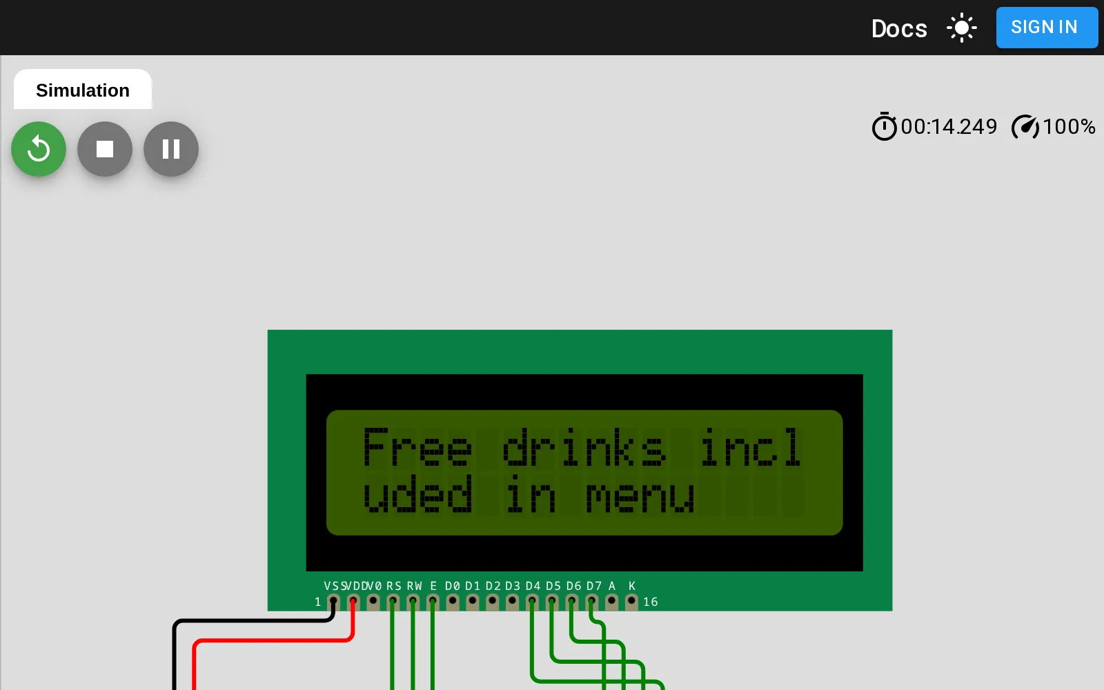 Ad Screen Ticker screenshot